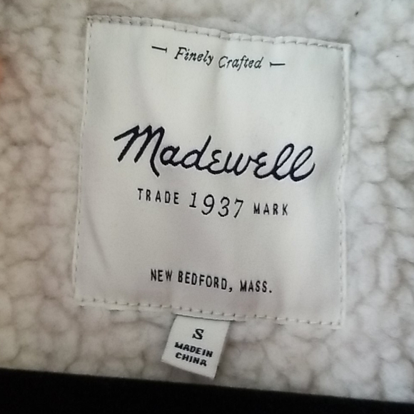 Madewell Red Buffalo Check Vest with Wool Lining - Picture 7 of 12